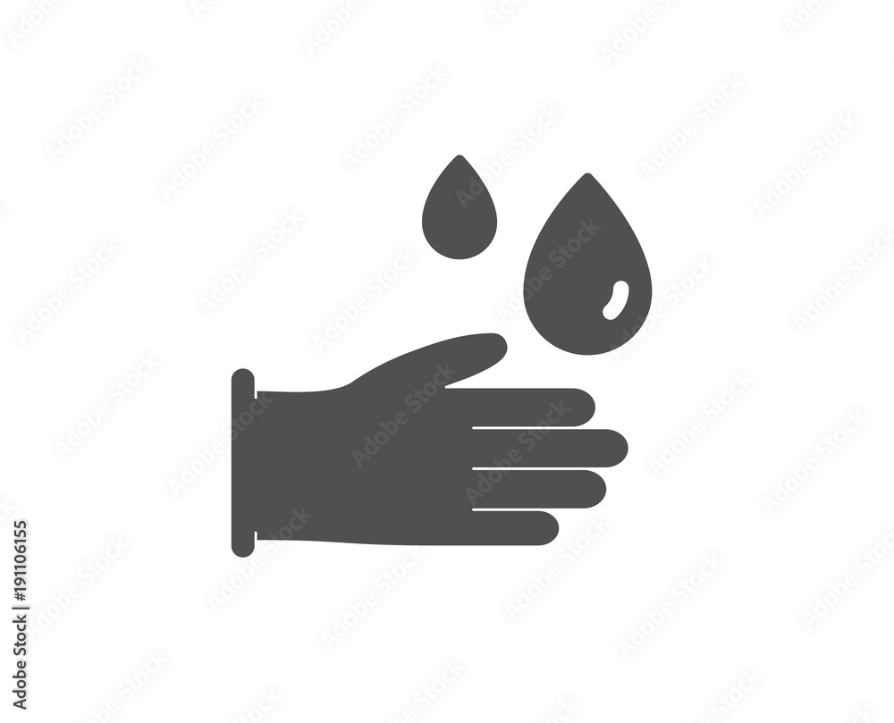 Cleaning rubber gloves simple icon. Hygiene sign. Washing Housekeeping equipment sign. Quality design elements. Classic style. Vector Cleaning rubber gloves simple icon. Hygiene sign. Washing Housekeeping equipment sign. Quality design elements. Classic style. Vector