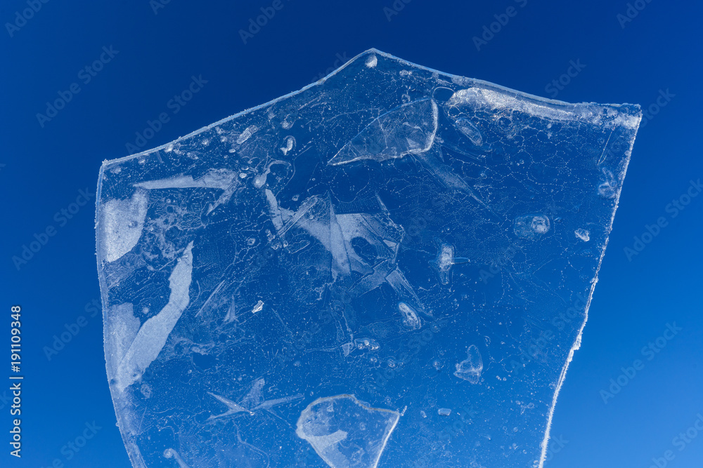 Obraz premium 氷と青空