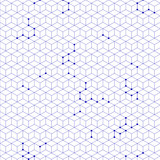 Hexagon geometric pattern. Technology element. Vector illustration.