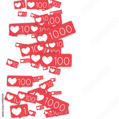 Social media counters.