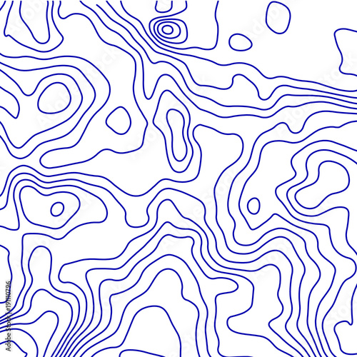 Geometric topography pattern. Landscape terrain. Vector illustration.