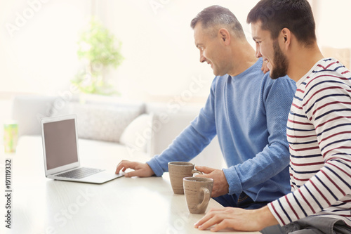 Mature man spending time wi...