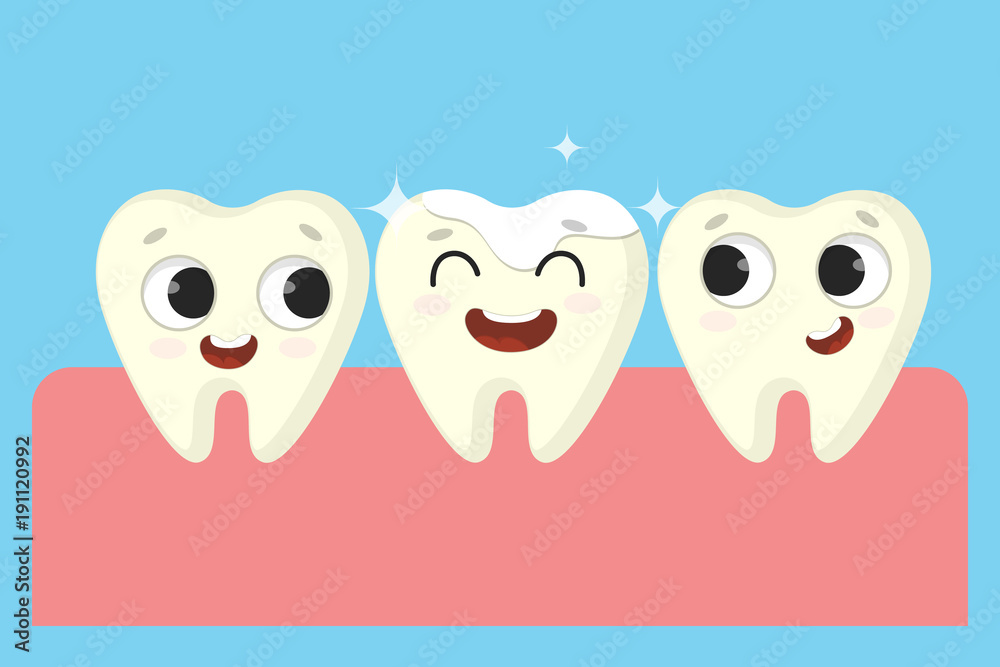 Obraz premium Repaired good tooth.