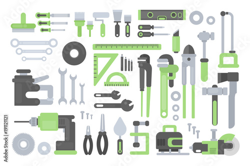 Working tools set.