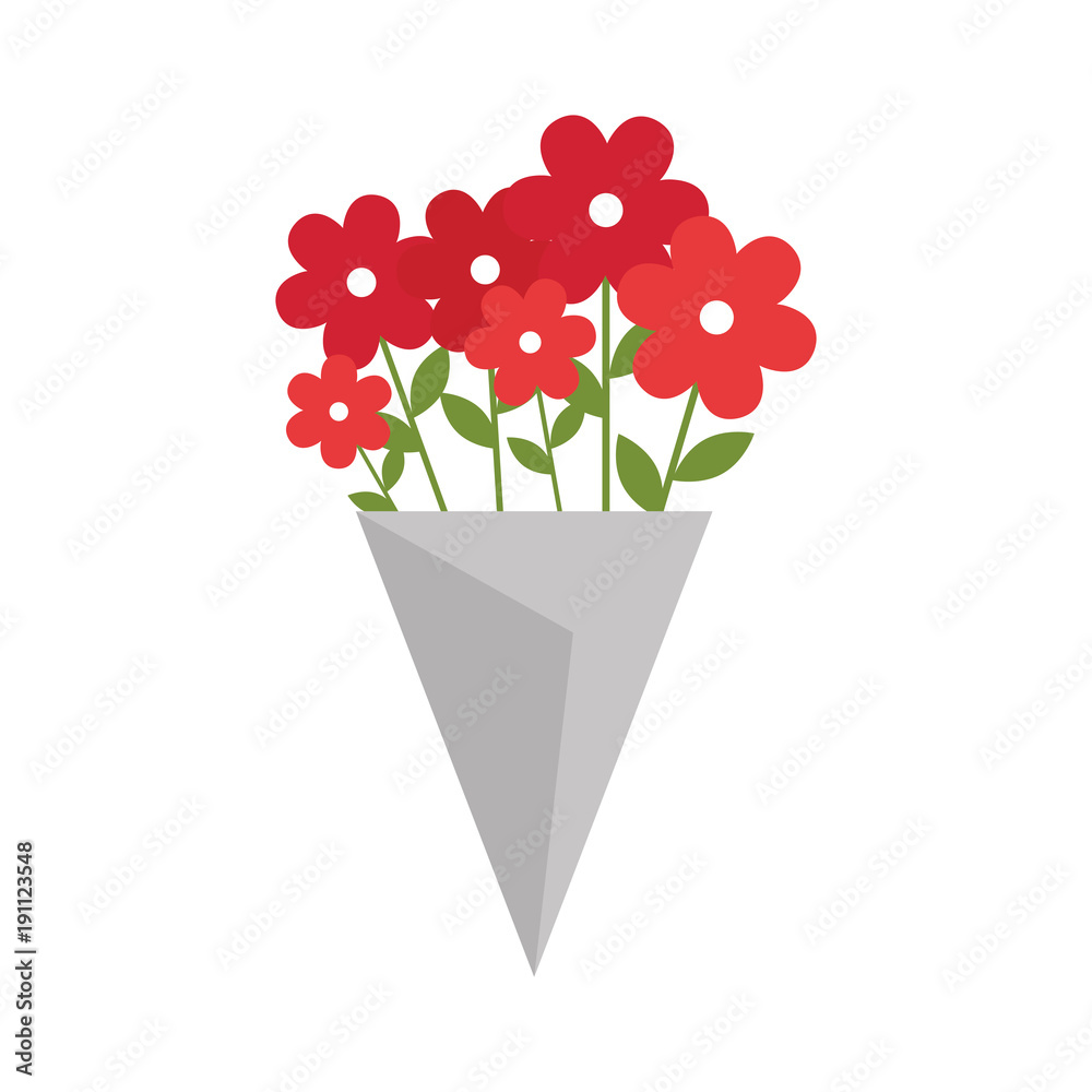 bouquet of flowers decoration vector illustration design bouquet of flowers decoration vector illustration design