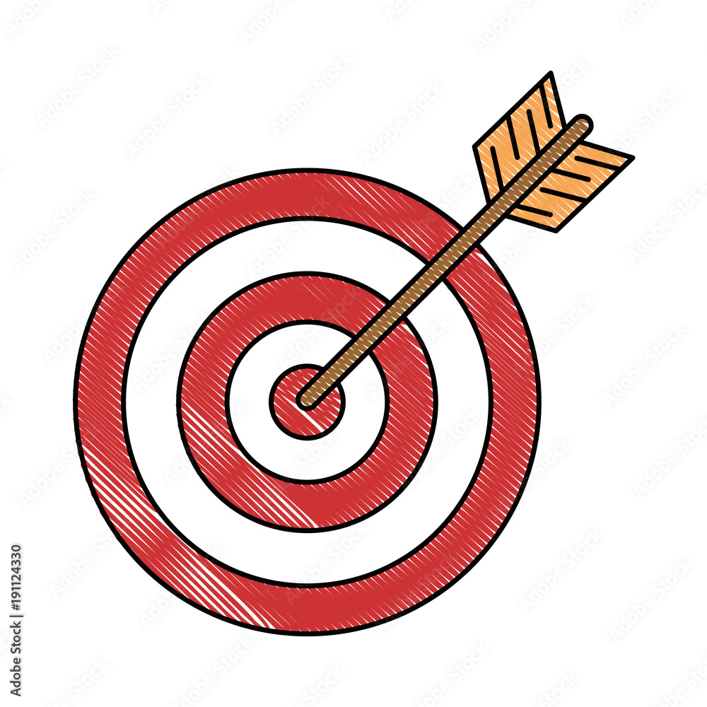 target with arrow icon vector illustration design target with arrow icon vector illustration design