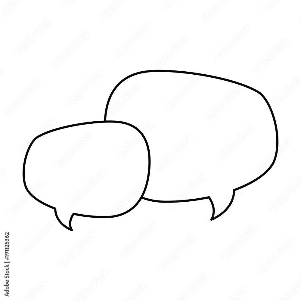 speech bubbles isolated icon vector illustration design speech bubbles isolated icon vector illustration design