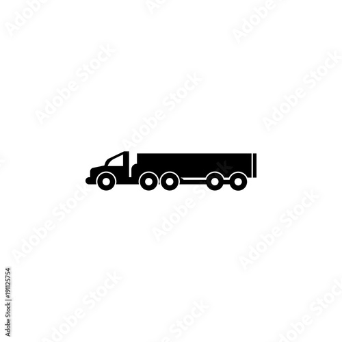 lorry with a trailer icon. Elements of transport icon. Premium quality graphic design icon. Signs and symbols collection icon for websites, web design, mobile app
