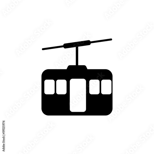 funicular icon. Elements of transport icon. Premium quality graphic design icon. Signs and symbols collection icon for websites, web design, mobile app