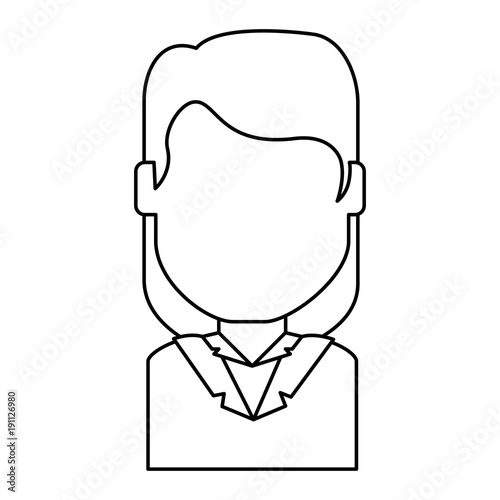 Wallpaper Mural beautiful and young woman character vector illustration design Torontodigital.ca