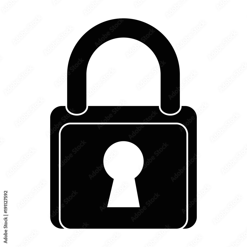 safe secure padlock icon vector illustration design safe secure padlock icon vector illustration design
