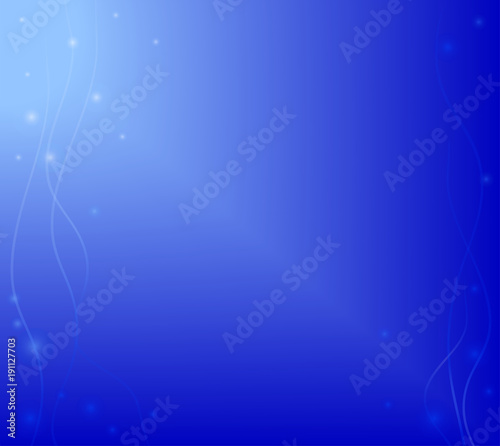 Abstract blue glowing background