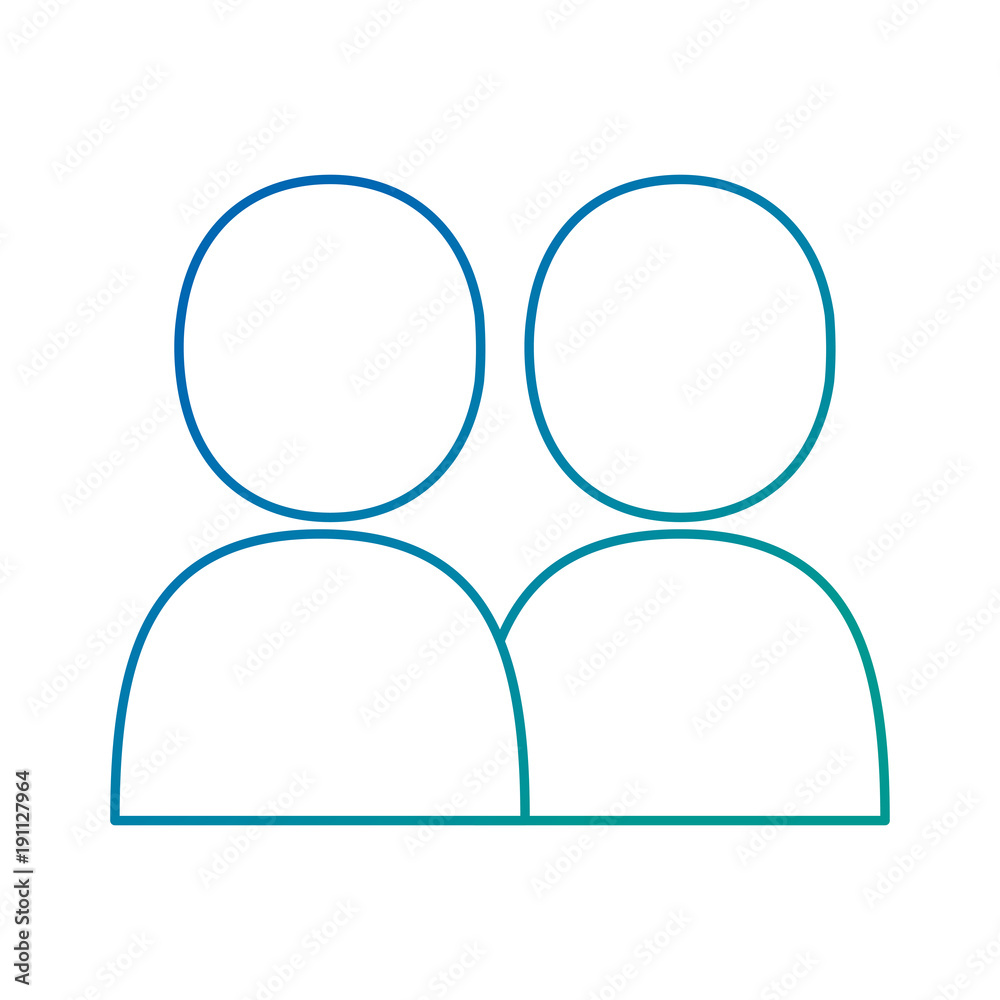 users silhouettes avatars icon vector illustration design