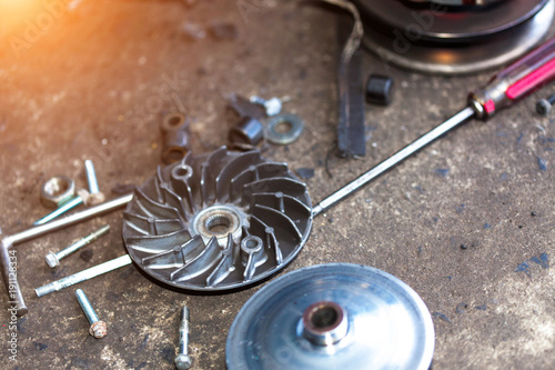 Scooters and Motorcycle Repair Equipment 