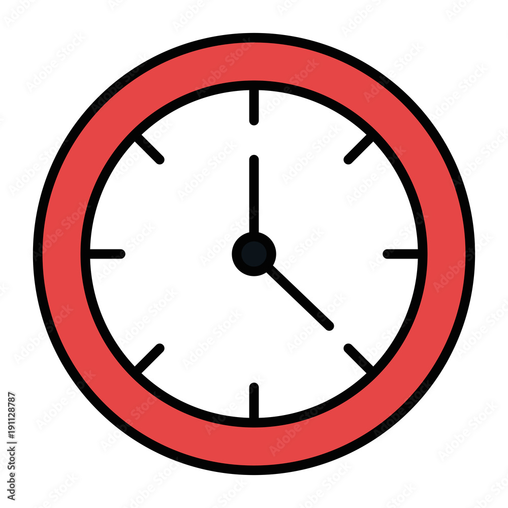 time clock isolated icon vector illustration design time clock isolated icon vector illustration design