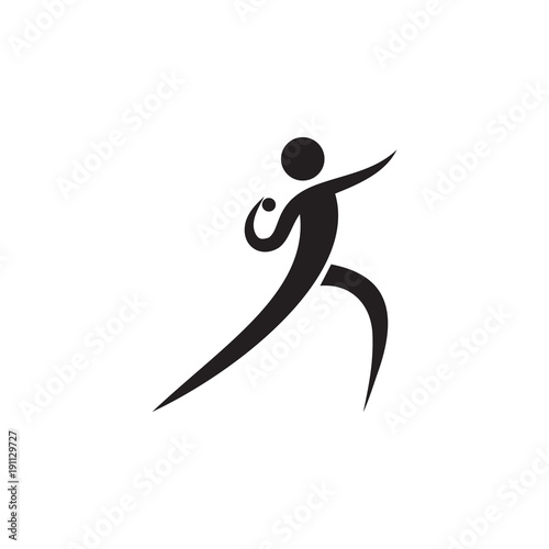 sport shot put icon. Elements of sportsman icon. Premium quality graphic design icon. Signs and symbols collection icon for websites, web design, mobile app