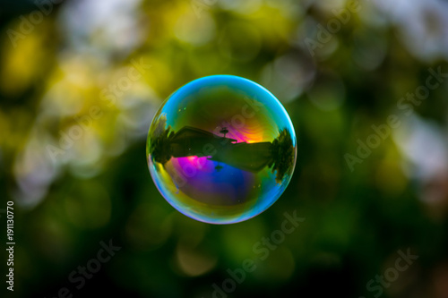Floating Soap Bubble