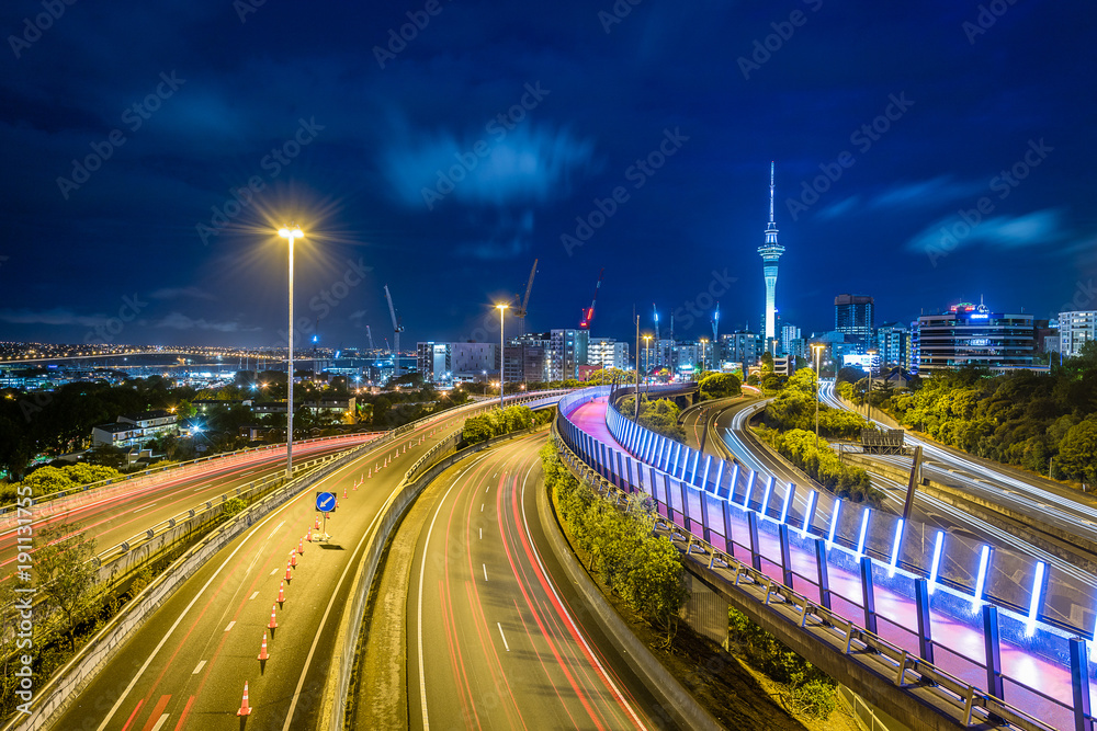 The Lightpath at Blue Hour