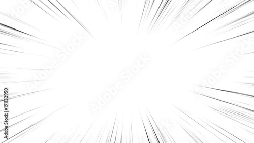 集中線　乗算合成用　エフェクト　細い　黒