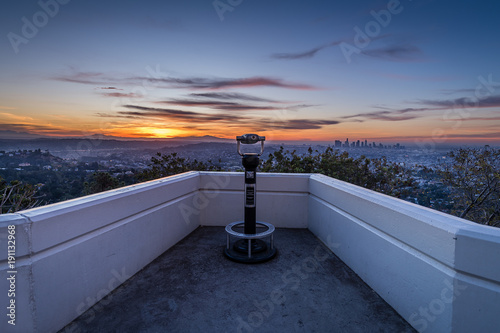 Sunrise from the Griffith Observatory photo
