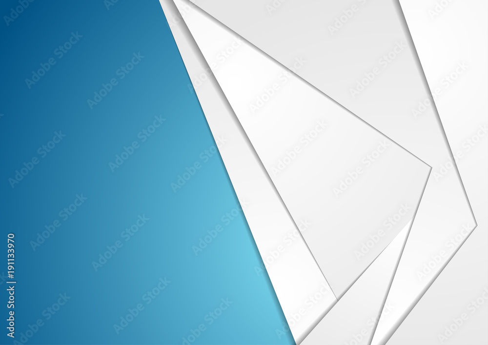 Grey and blue tech abstract background
