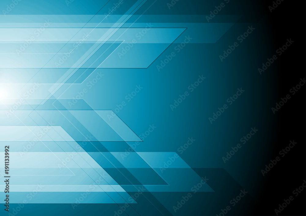 Dark blue technology geometric background Dark blue technology geometric background