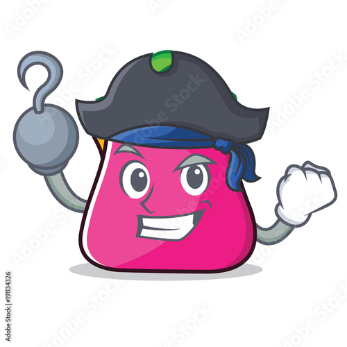Pirate purse character cartoon style