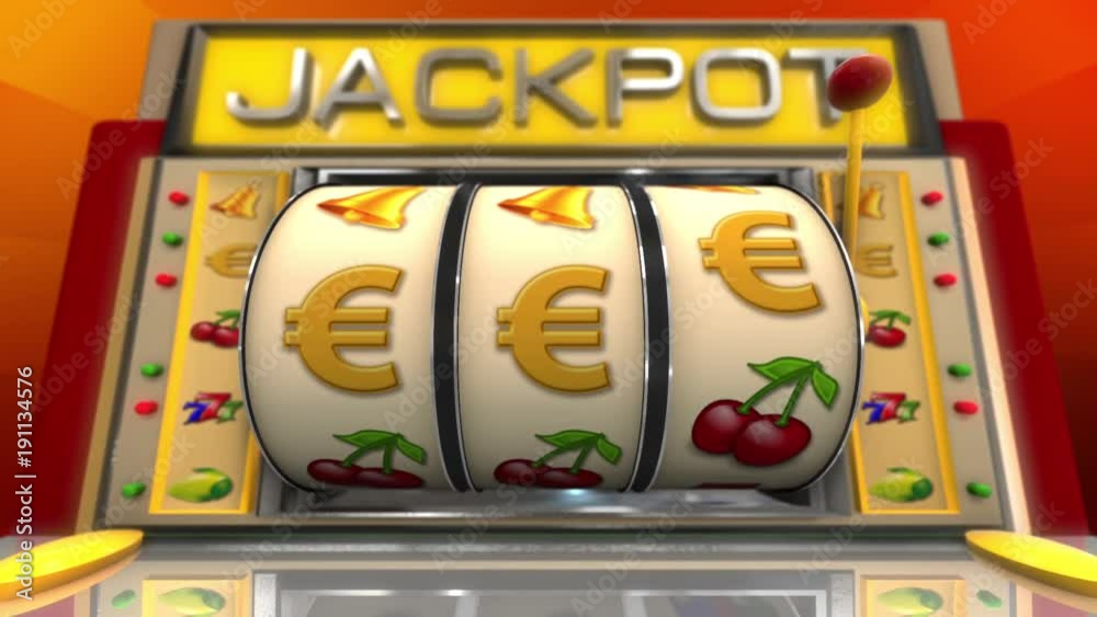 Slot machine with STOP word, video with different ends Slot machine with STOP word, video with different ends