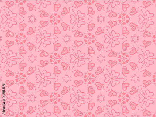 Hearts background for love