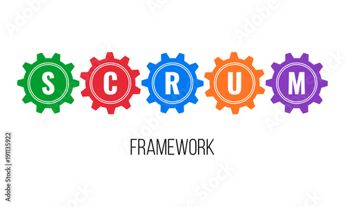 SCRUM framework, gears concept