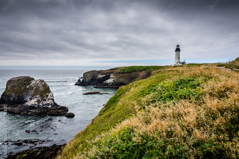The Oregon Coast's Yaquina Head Lighthouse