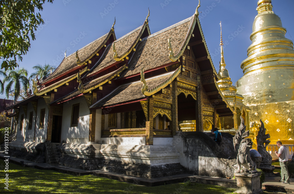 Wat PrasinghChiangmai Thailand,Traval in Chiangmai Thailand