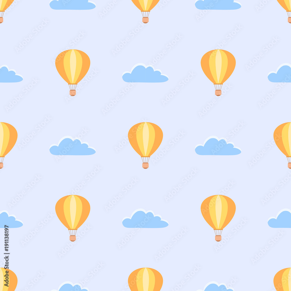 Obraz premium Hot air balloon pattern