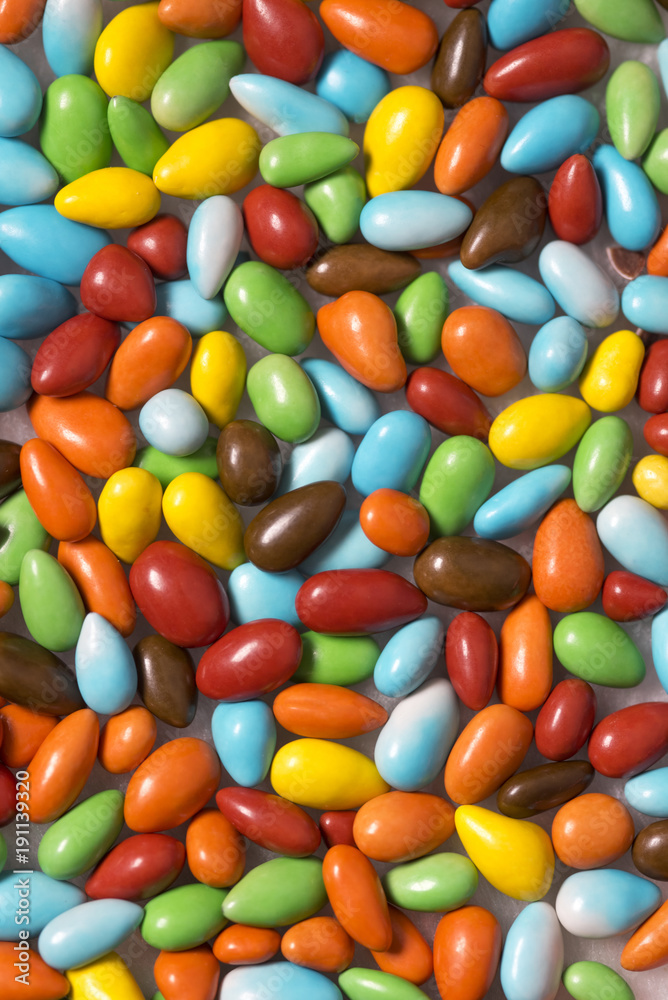 The color of chocolate candy The color of chocolate candy