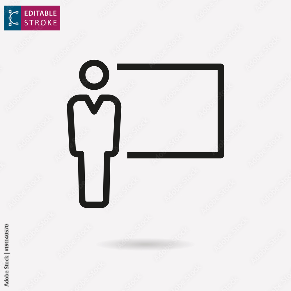 Management consulting line vector icon. Editable stroke. Management consulting line vector icon. Editable stroke.