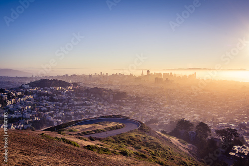 Photography Dawn from Twin Peaks