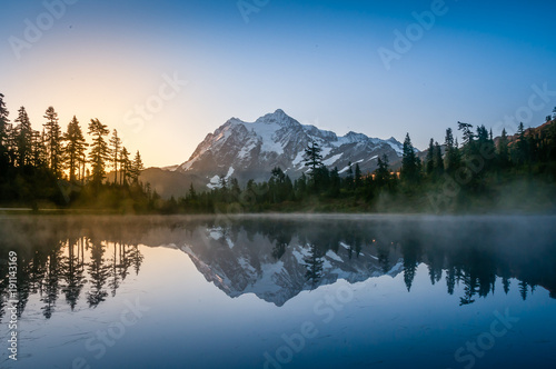 Picture Lake Reflections of Mount Shuksan