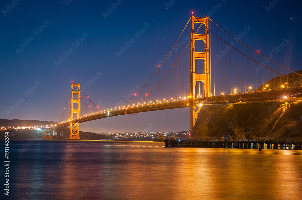 The Golden Gate Bridge from Fort Baker