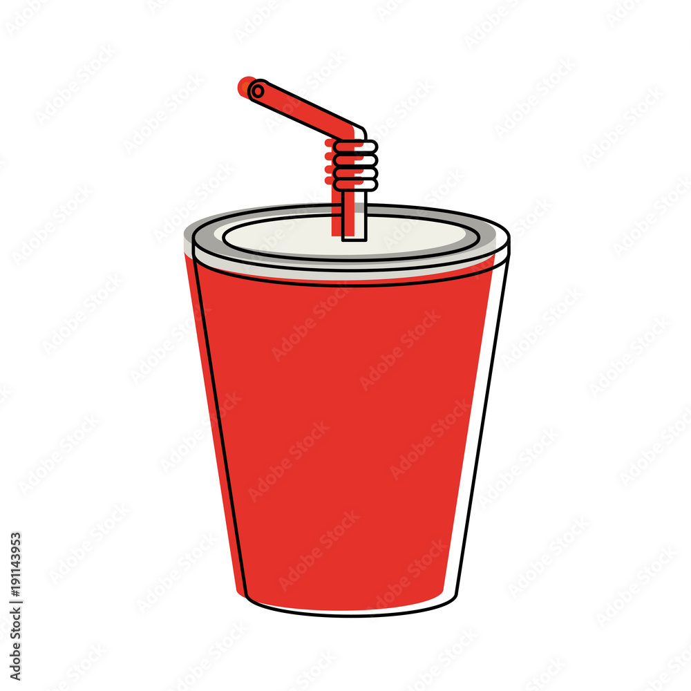 Vecteur Stock Soda cup beverage icon vector illustration graphic design |  Adobe Stock