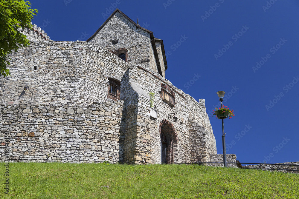 Medieval gothic castle, Bedzin Castle, Upper Silesia, Bedzin, Poland.