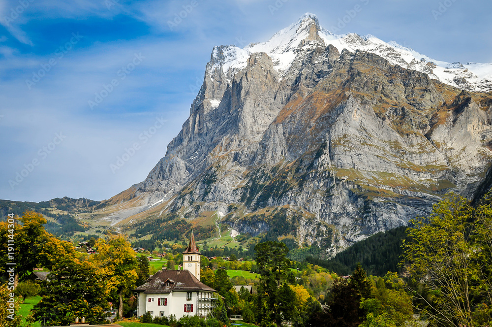 The Eiger over Grindelwald