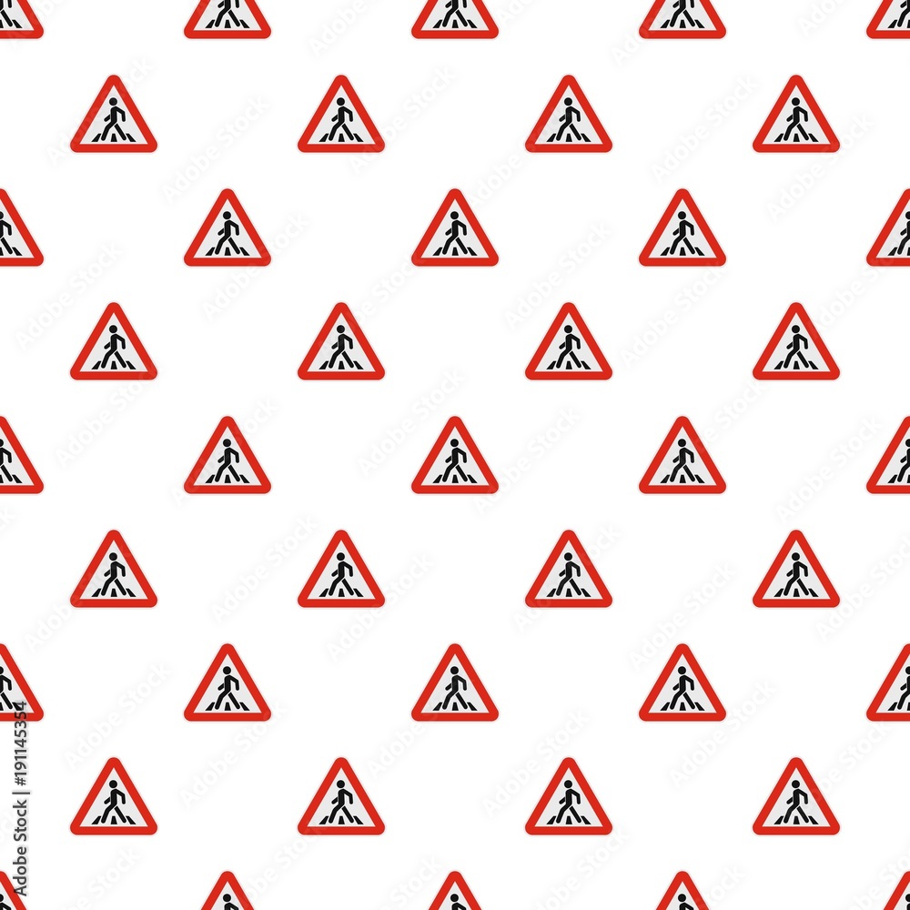 Crosswalk pattern seamless in flat style for any design Crosswalk pattern seamless in flat style for any design