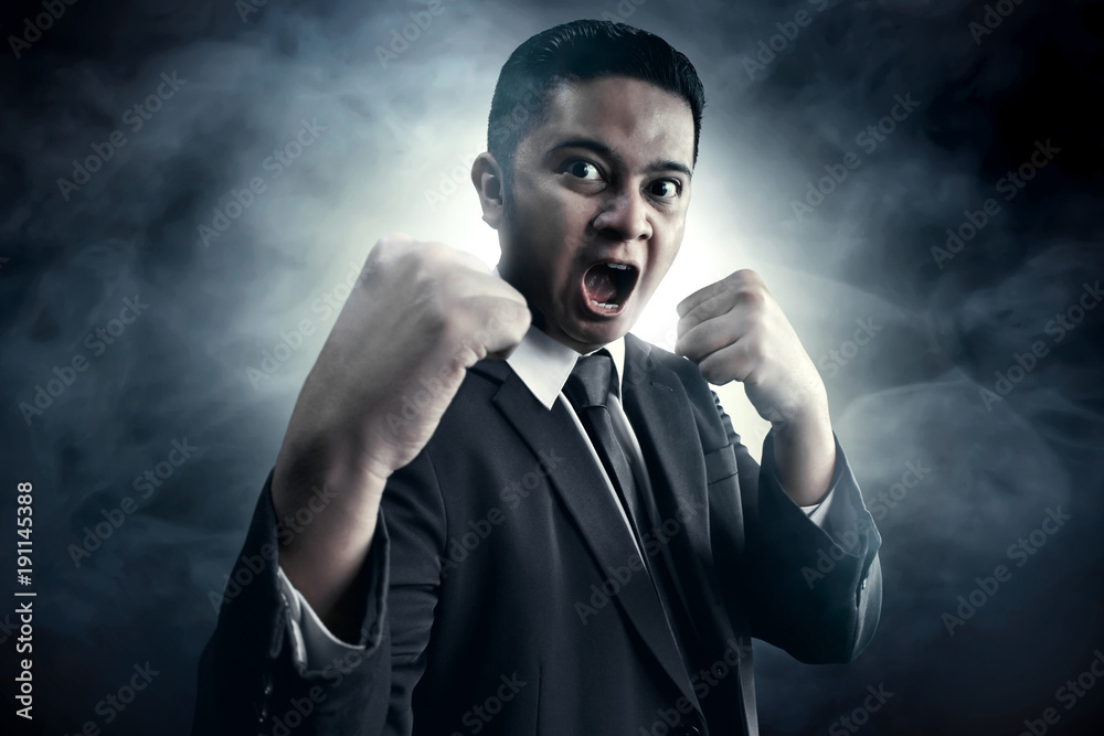 Angry business man Angry business man