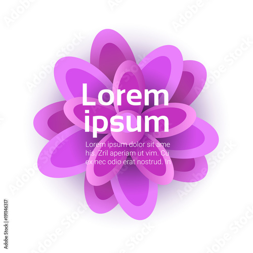 Wallpaper Mural Flower Background Template Spring Graphic Design With Beautiful Floral On White Background Flat Vector Illustration Torontodigital.ca