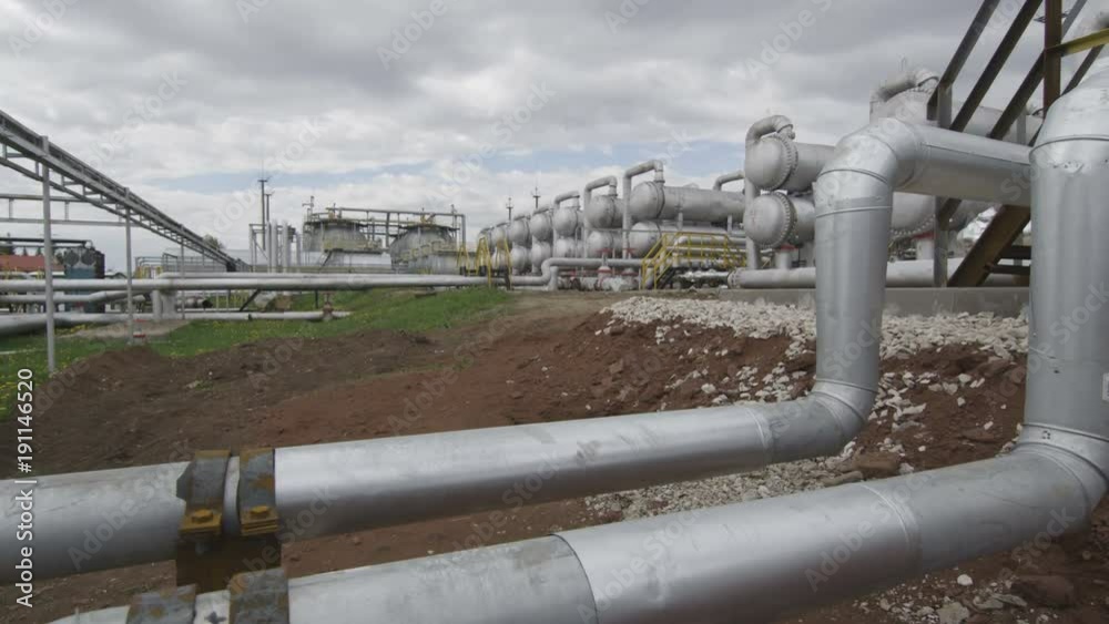 Factory Territory with Reservoirs for Gas Storage