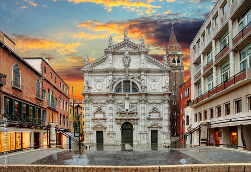 Church San Moise in Venice, Italy