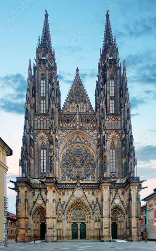 Prague - St. Vitus cathedral in Castle