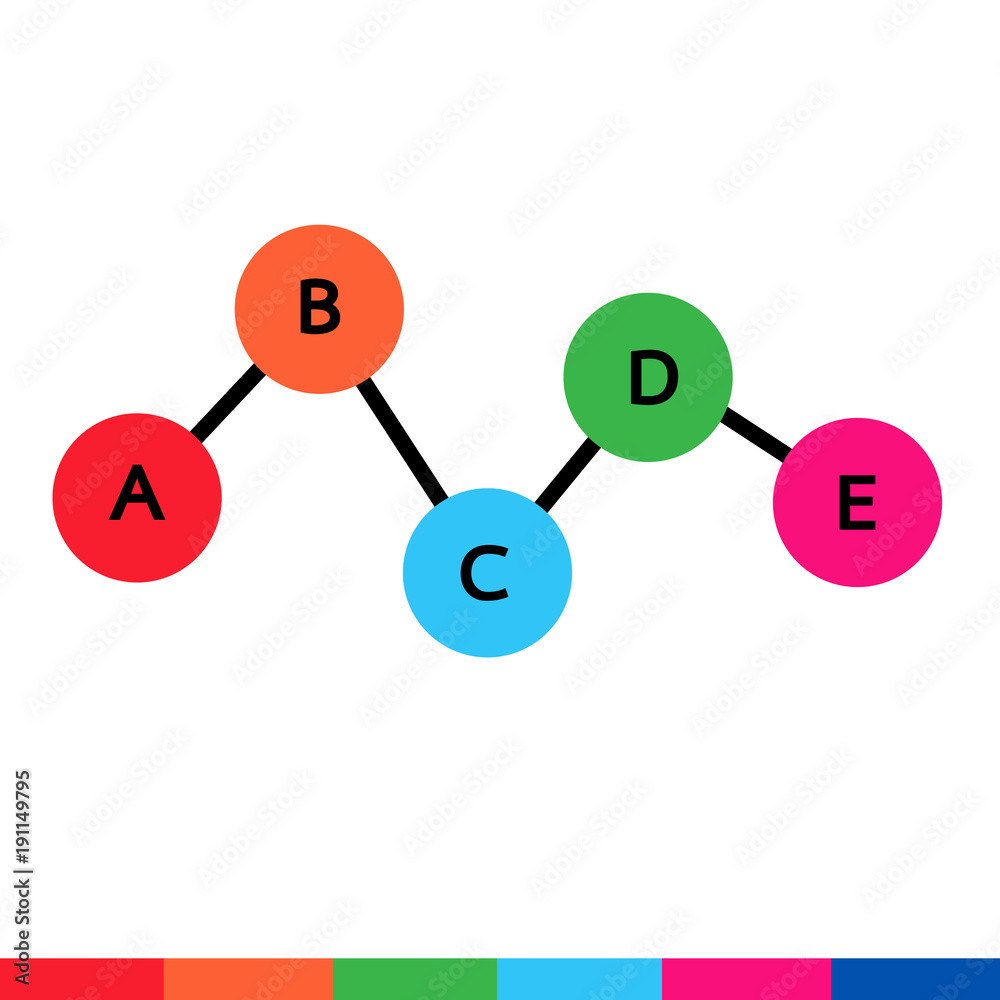 Business data graph icon Business data graph icon