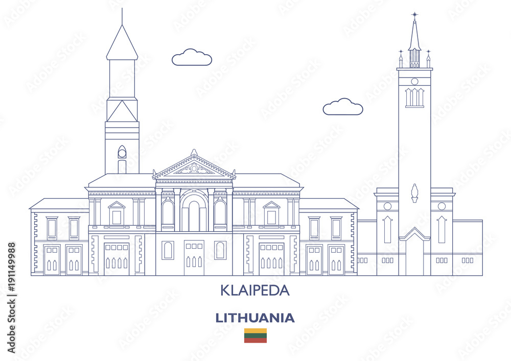 Klaipeda City Skyline, Lithuania