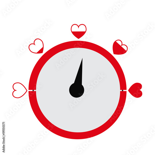 Valentine's day card idea Love meter